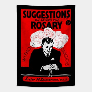 Suggestions on Saying the Rosary Tapestry