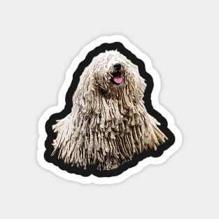 Hungarian Puli Puppy Dog Dreadlocks Magnet