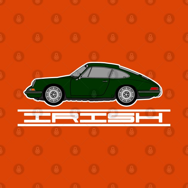 Irish (Green) Pride T-Shirt - Porsche 911 by NeuLivery