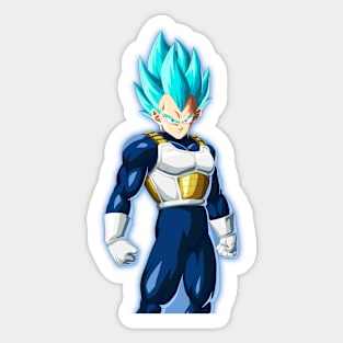 Vegeta SSJ Blue Evolution Sticker Decal Vinyl For Car, Truck