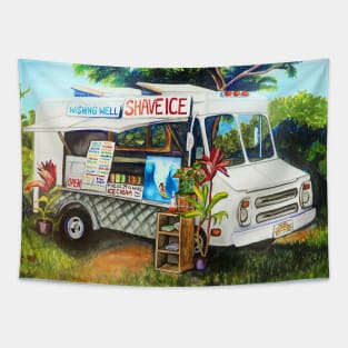 Shaved Ice Truck Tapestry