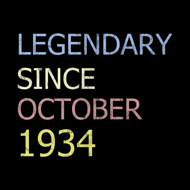 LEGENDARY SINCE OCTOBER 1934 by BK55