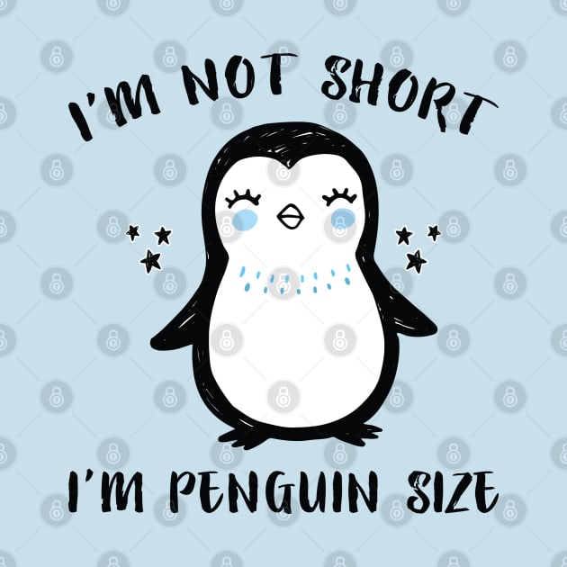 Penguin Size by LuckyFoxDesigns