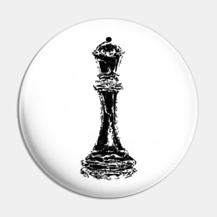 Chess queen design Pin