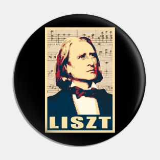 Franz Liszt musical notes Pin