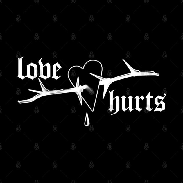 Love Hurts | Blackwork Tattoo design by Smurnov