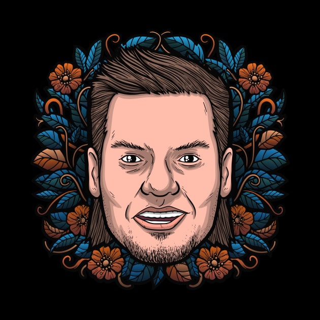 Theo Von (Flowered) by Baddest Shirt Co.