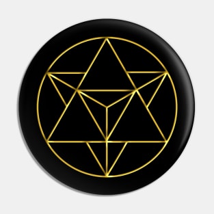 Merkaba Symbol Pin