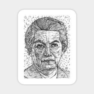 GABRIELA MISTRAL ink portrait Magnet