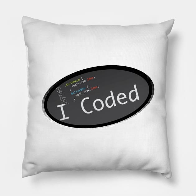 iCoded Pillow by mikelcal