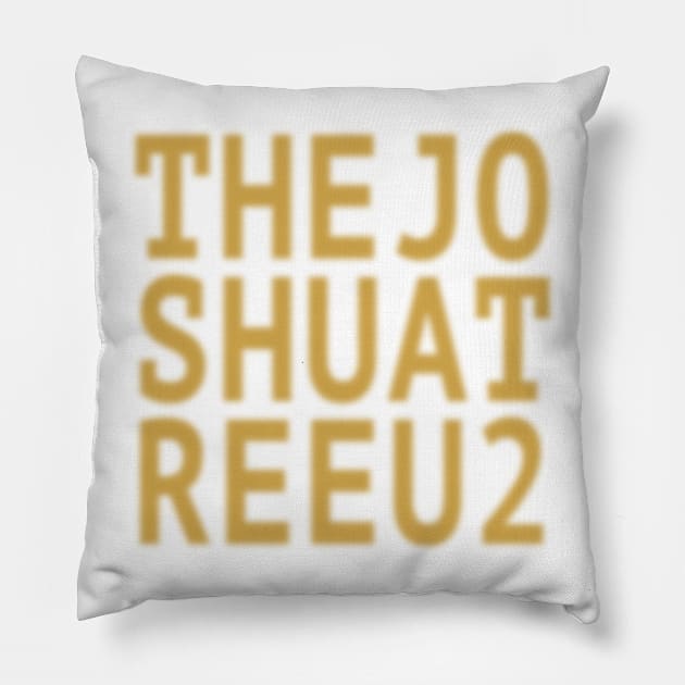 The Joshua Tree | Block Letters Pillow by Rad Love