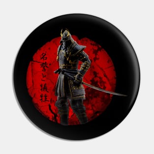 Japanese Dark Samurai Pin