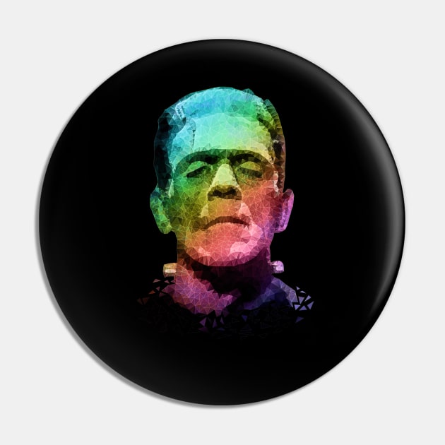 Frankenstein - rainbow Pin by Ancello