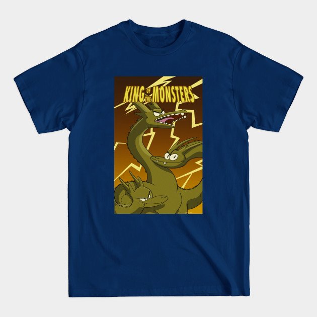 King of the Monsters! The three headed menace! - Kaiju - T-Shirt