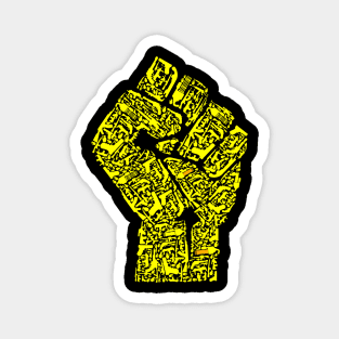 Fight The Power Shirt - Power To The People Tee Magnet