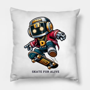 Hip-Hop Ollie Bot - Street Style Skate Series Pillow