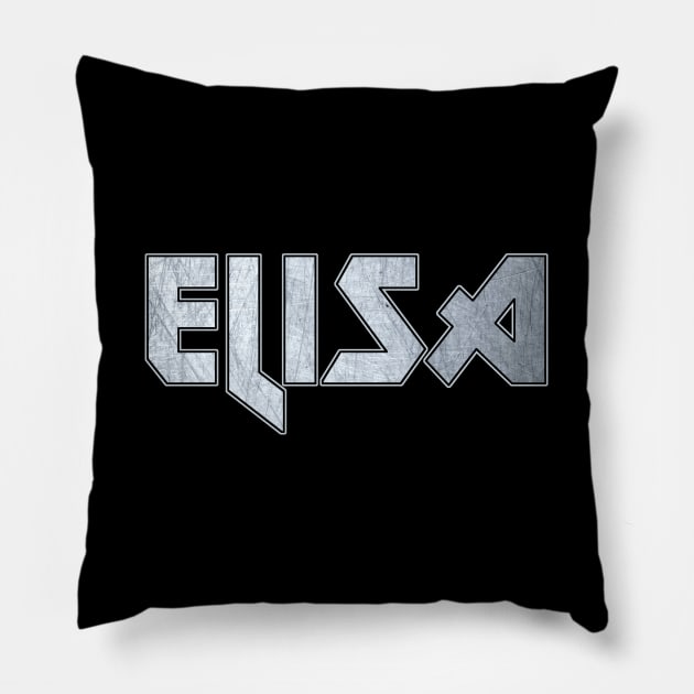 Heavy metal Elisa Pillow by KubikoBakhar