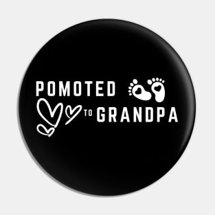 Promoted To Grandpa Pin