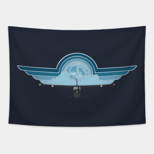 Moonlight Cessna 172 Tapestry