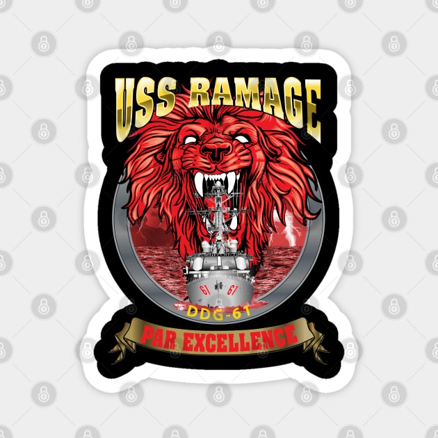 USS Ramage - DDG 61 - Par Excellence Magnet by twix123844