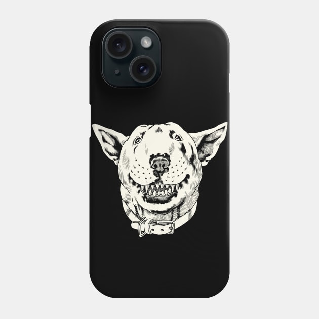 Happy Bull Terrier Phone Case by ebayson74@gmail.com