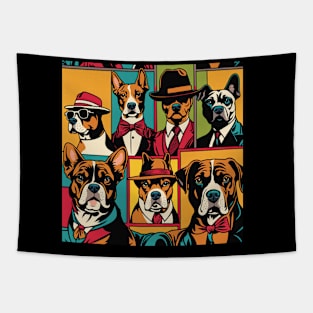 Dogs Squad - Pop art Tapestry