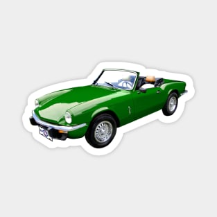 Triumph Spitfire (green) Magnet