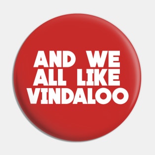 Vindaloo - England Supporters Essentials Pin