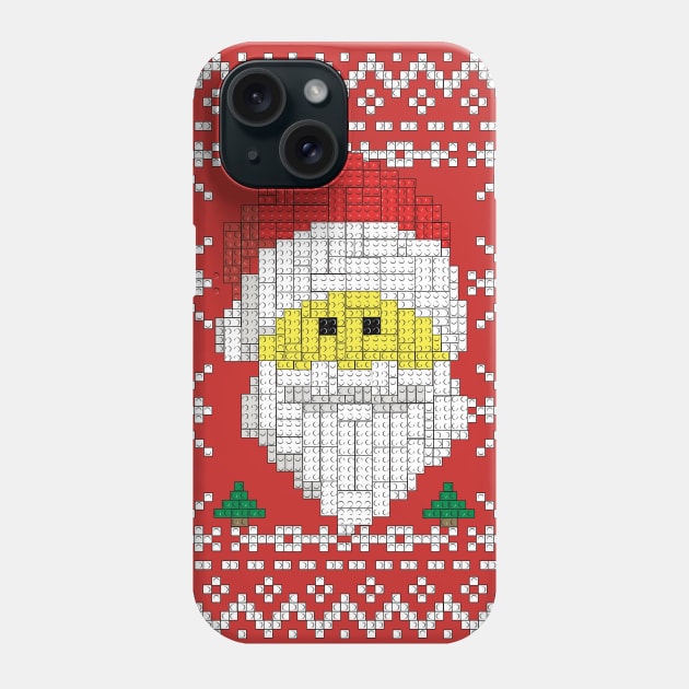 Santa ugly sweater Phone Case by Piercek25