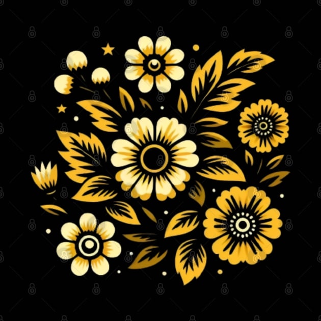 Yellow Flowers by Jenni Arts