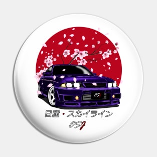 R33 Purple SunRise Edition Pin