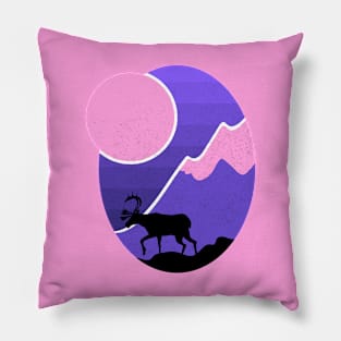 Pink Landscape Pillow