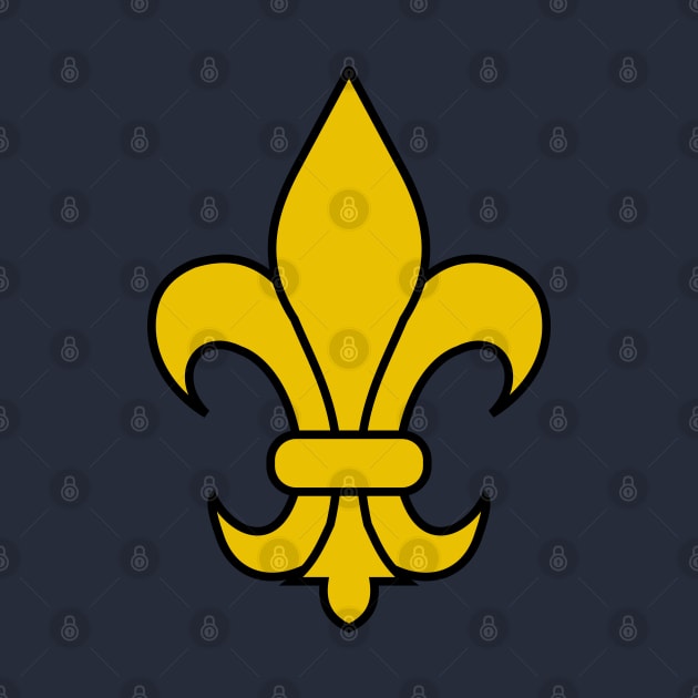 fleur de lis (gold) by PabloDeChenez