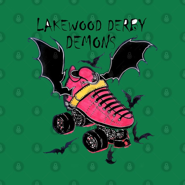 Lakewood Derby Demons Logo by KazArtDesigns