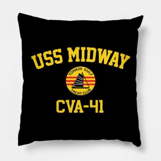 USS Midway CVA-41 Tonkin Gulf Yacht Club Pillow