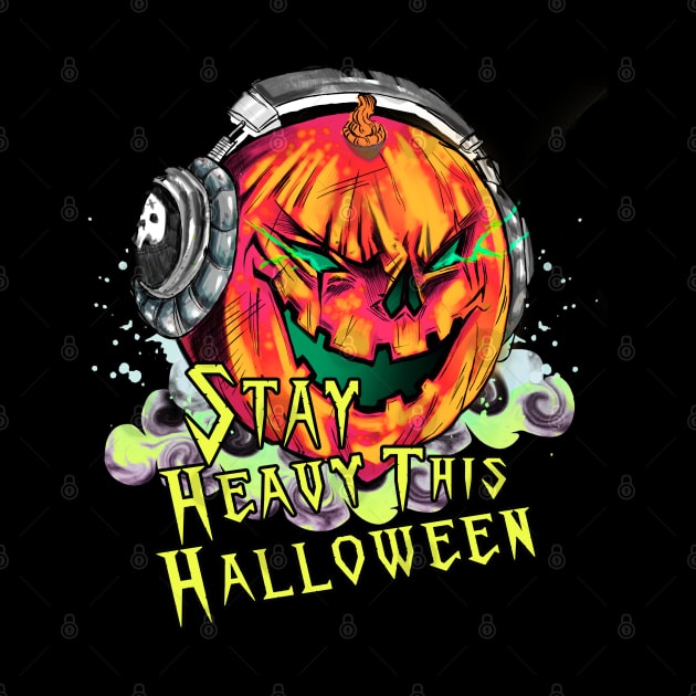 Halloween Pumpkin Headphones Stay Heavy This Halloween by dnlribeiro88