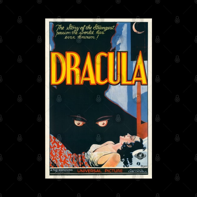 Dracula (1931) Movie Poster by Noir-N-More