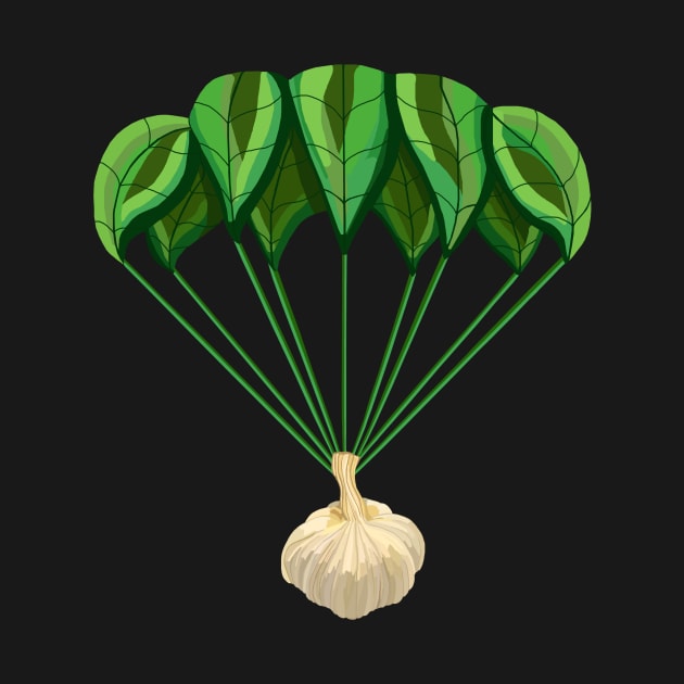 Italian Garlic Basil Parachute by Art by Deborah Camp