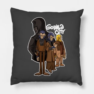 Gorilla City Pillow