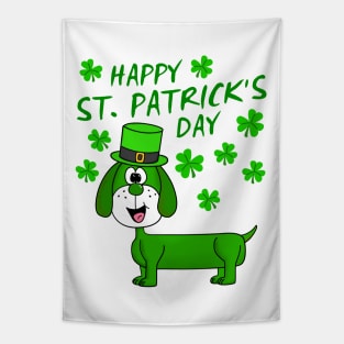 Happy St. Patrick's Day 2022 Dachshund Dog Lover Tapestry