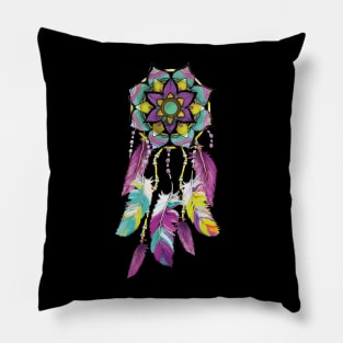 Inspirational DREAM CATCHER T-SHIRT PURPLE DREAM CATCHER Pillow