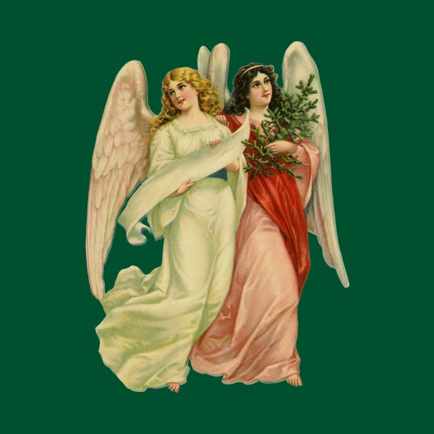 Vintage Victorian Christmas Angels by MasterpieceCafe
