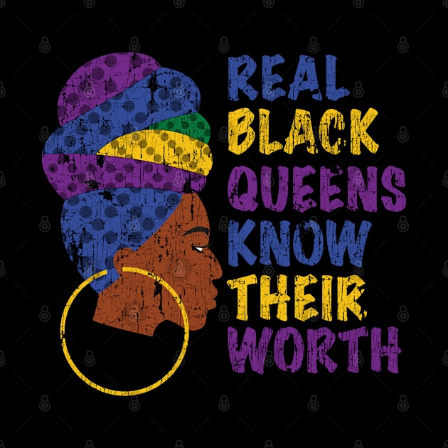 Real Black Queens Know Their Worth by blackartmattersshop