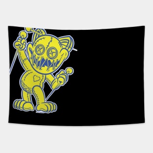 VooDoo Kitty Doll Candy Colored Tapestry