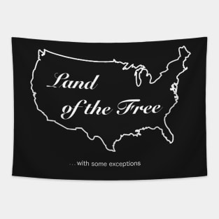 Land of the Free (with Exceptions) Tapestry