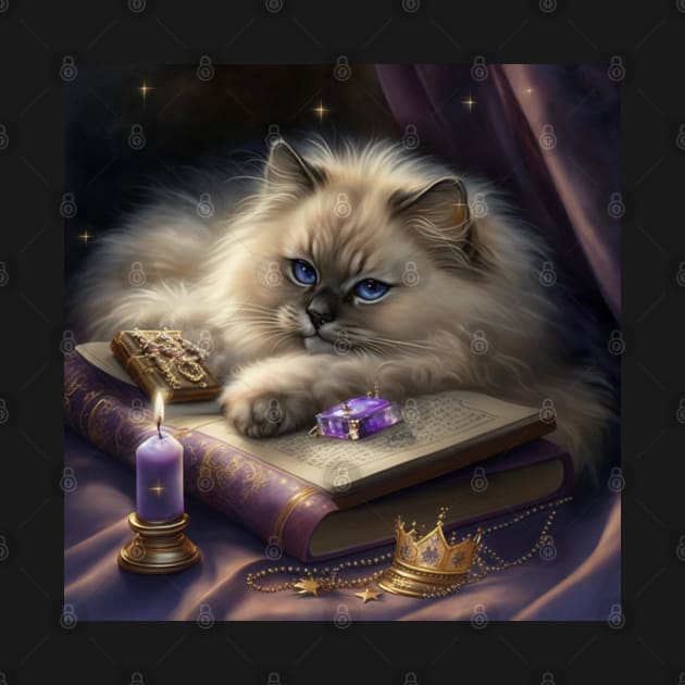 Gothic Birman Cat by Enchanted Reverie