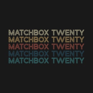 Matchbox Great Gift For Name Retro Styles Color 70s 80s 90s T-Shirt