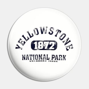 Vintage yellowstone national park 1872 Pin