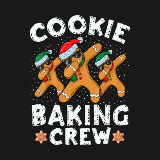 Cookie Baking Crew Gingerbread Christmas Costume pajamas T-Shirt