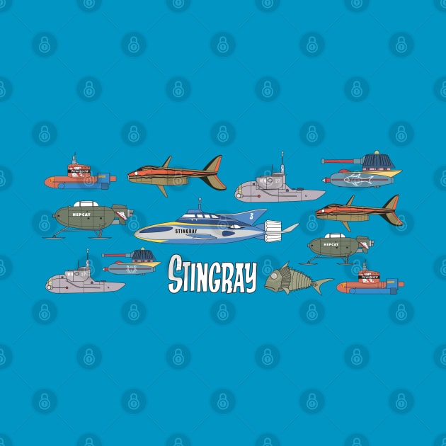 Stingray and other submarines by RichardFarrell